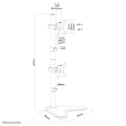 Neomounts Neomounts Flat Screen Desk Mount (stand)