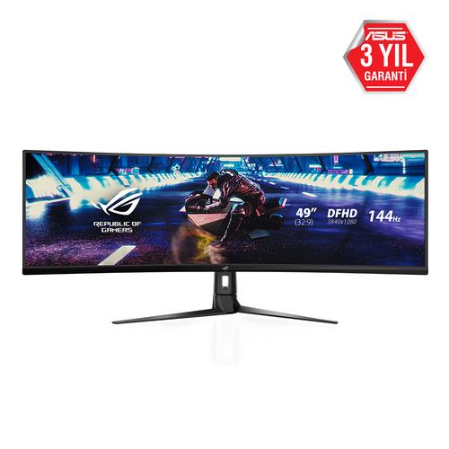 Asus ASUS POG STRIX Curved XG49VQ 49 DFHD Gaming monitor VA  up to 144Hz  125% sRGBDP  HDMI  USB3.0  FreeSync 2 HDR  DisplayHDR400  AuraSync