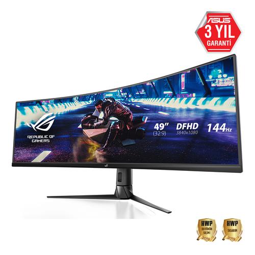 Asus ASUS POG STRIX Curved XG49VQ 49 DFHD Gaming monitor VA  up to 144Hz  125% sRGBDP  HDMI  USB3.0  FreeSync 2 HDR  DisplayHDR400  AuraSync