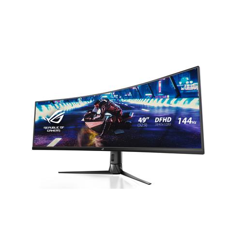 Asus ASUS POG STRIX Curved XG49VQ 49 DFHD Gaming monitor VA  up to 144Hz  125% sRGBDP  HDMI  USB3.0  FreeSync 2 HDR  DisplayHDR400  AuraSync