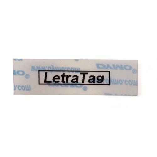 Dymo LETRATAG TAPE PLASTIC TRANSPARANT