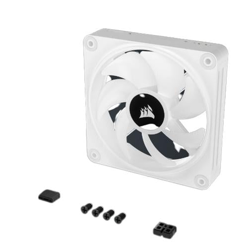Corsair QX RGB Series iCUE LINK QX120 RGB WHITE120mm Magnetic Dome RGB Fan Starter Kit
