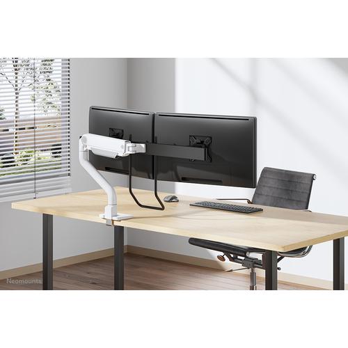 Neomounts Neomounts Next One Desk Mount double display crossbar (topfix clamp &grommet)