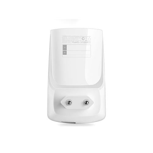TP-Link TL-WA850RE 300Mbps Universal Wireless NRange Extender Wall Mount 2.4GHz 300Mbps 802.11b/g/n internal antennas Range Extender Button 1 LAN Port WPS