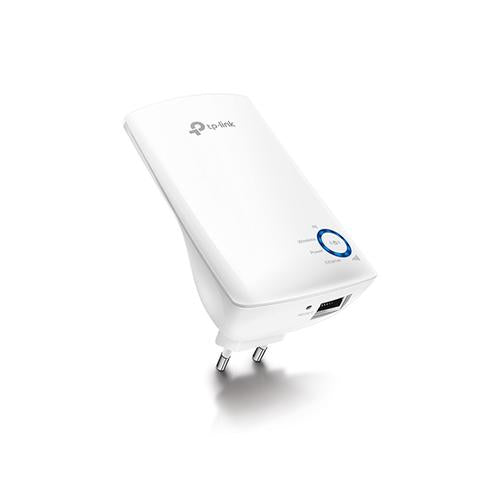 TP-Link TL-WA850RE 300Mbps Universal Wireless NRange Extender Wall Mount 2.4GHz 300Mbps 802.11b/g/n internal antennas Range Extender Button 1 LAN Port WPS
