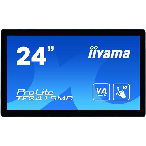 Iiyama 24i PCAP Bezel Free 10P Touch. 1920x1080. Anti-Fingerprint coating. VA panel. DisplayPort. HDMI. VGA. 315cd/m (with touch). 3000:1. 16ms. USB Interface. Thru G