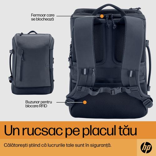 HP Travel 15,6 Iron Grey laptopbackpack, 25 liter