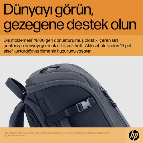 HP Travel 15,6 Iron Grey laptopbackpack, 25 liter