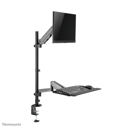 Neomounts Neomounts desk mounted sit-stand workstation (Screen Keyboard & Mouse)