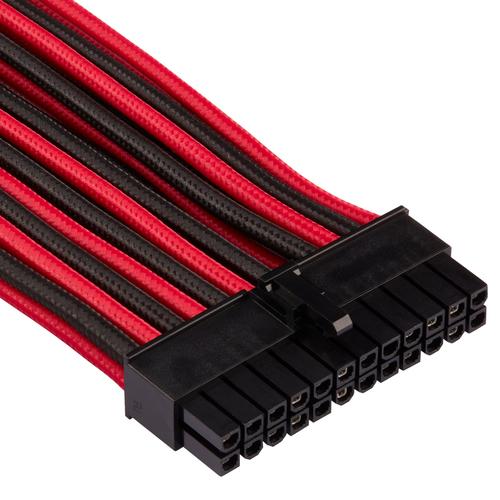 Corsair Premium Individually Sleeved ATX 24-pinType 4 (Generation 4) RED/BLACK