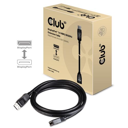 Club 3D DisplayPort1.4 HBR3 EC 8K60HZ M/F 2m