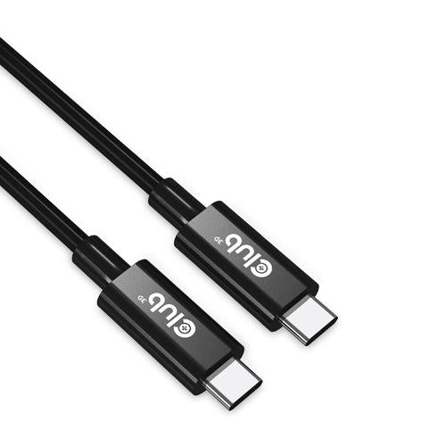 Club 3D USB4 Gen3x2 Type-C Bi-Directional Cable8K60Hz or 4K120Hz Data 40Gbps PD 240W(48V/5A) EPR M/M 3m