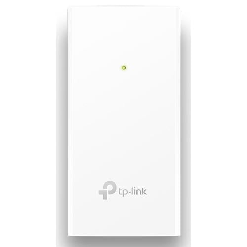 TP-Link 24V Passive PoE Adapter Gigabit Port Data Power over One Cable Up to 100 Metersincl. wall-mounting brackets Plastic Case Pocket Size
