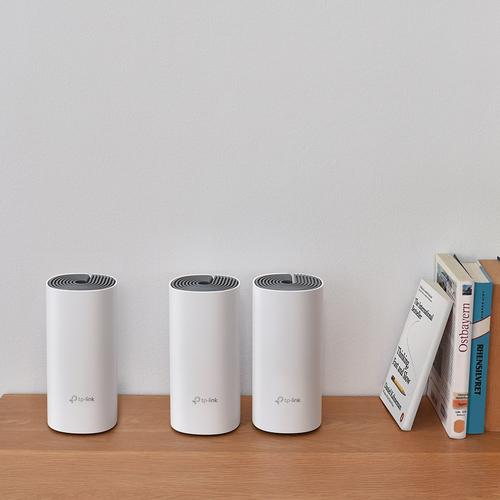 TP-Link AC1200 Whole-Home Mesh Wi-Fi System Qualcomm CPU 867Mbps at 5GHz+300Mbps at 2.4GHz 2.10/100Mbps.Ports 2..internal.antennas MU-MIMO.
