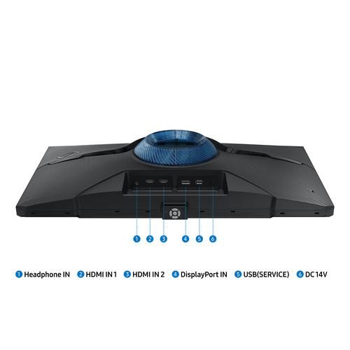 Samsung 25i / IPS Flat / 16:9 / 1920x1080 / 400cd/m / HDR10 / 1ms / 240hz / HDMI DisplayPort / G-Sync compatible