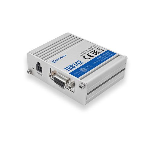 Teltonika TRB142 is an IoT gateway equipped with LTE connectivity. TRB142 comes with a RS232 interface for remote management of industrial devices.