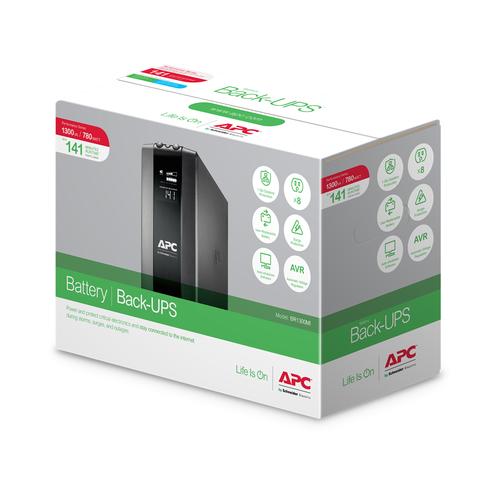 APC Back UPS Pro BR 1300VA 8 Outlets  AVR  LCD Interface