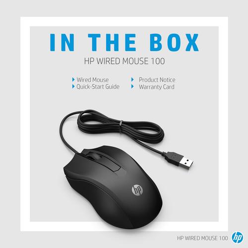 HP Printing & Computing HP Wired Mouse 100 EURO