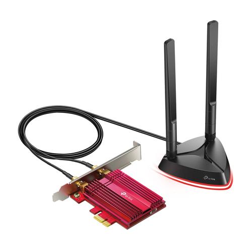 TP-Link AX3000 Wi-Fi 6 Bluetooth 5.0 PCI Express Adapter 2402Mbps at 5 GHz + 574Mbps at2.4 GHz Include High Gain Antennas withExtension Cable & Magnet Base WPA3 MU-MI
