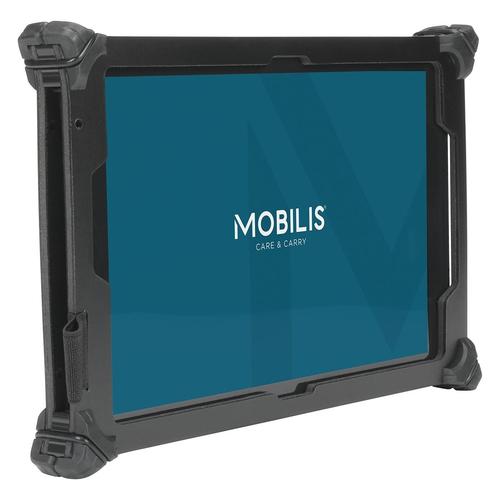 Mobilis Resist case for iPad 2019 10.1i - With elastic hand strap and stylus holder - Delivered with shoulder strap - Black color