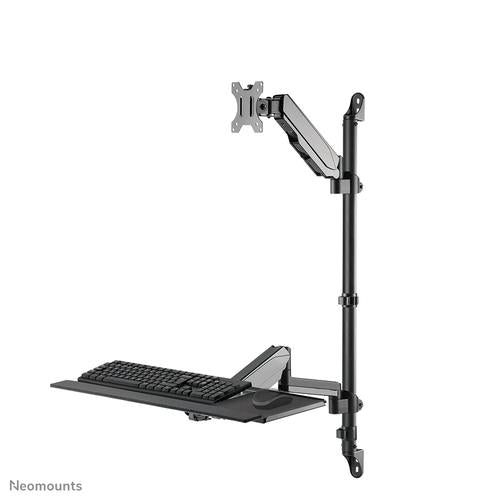 Neomounts Neomounts wall mounted sit-stand workstation (Screen Keyboard & Mouse)