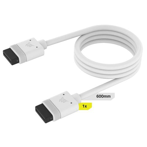 Corsair CORSAIR iCUE LINK Cable 1x 600mm with Straight connectors White