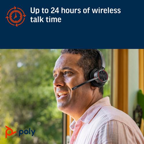 HP Poly Voyager 4310 Microsoft Teams Certified USB-A Headset + BT700 dongle