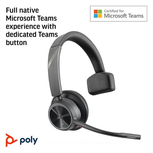 HP Poly Voyager 4310 Microsoft Teams Certified USB-A Headset + BT700 dongle