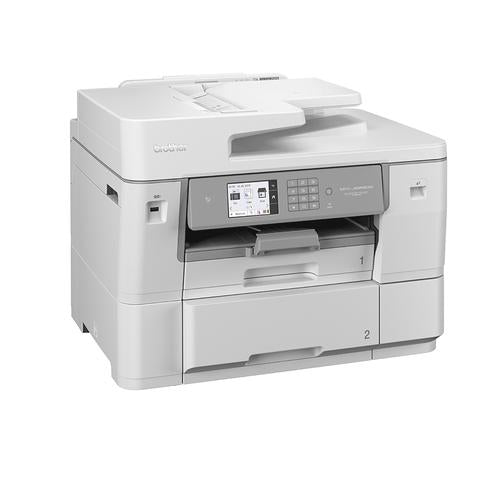 Brother Flatbed/ADF kleur A3/langformaat inkjetprinter/copier/scanner/fax/PC-fax 33K6 35/32 ppm (zwart-wit/kleur) 1200x4800 dpi512MB USB host USB 2.0