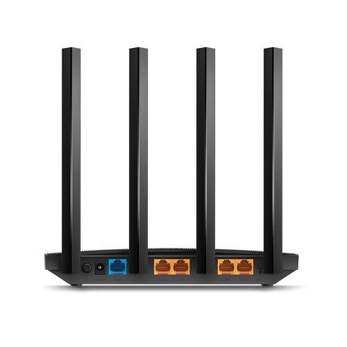 TP-Link AC1900 Dual-Band Wi-Fi Router 1300Mbps at 5GHz + 600Mbps at 2.4GHz 5 Gigabit Ports 4 antennas. MU-MIMO Beamforming Smart Connect IPTV Access Point Mode IPv6 Rea