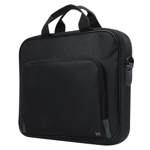 Mobilis Clamshell for notebook up to 14i - 1 PCcompartment with hard frame - 1 zipped front pocket - Shoulder strap - Polyester 600D