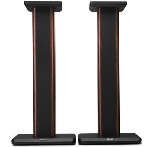Edifier Speaker stand voor S1000DB S2000PRO Zware uitvoering  hoogte 66cm  afm. bovenplaat 17x25cm Mat zwart met houten zijpanelen