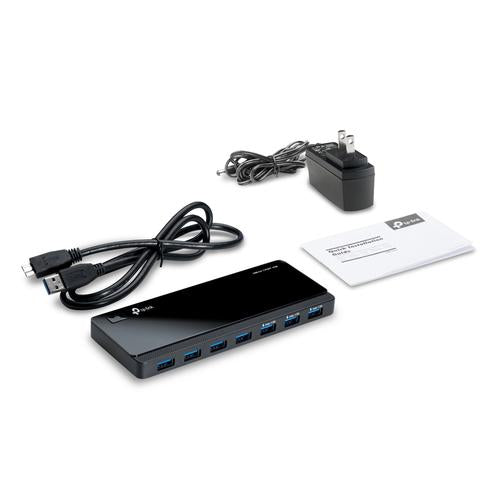 TP-Link UH700 7 ports USB 3.0 Hub Desktop 12V/2.5A power adapter included