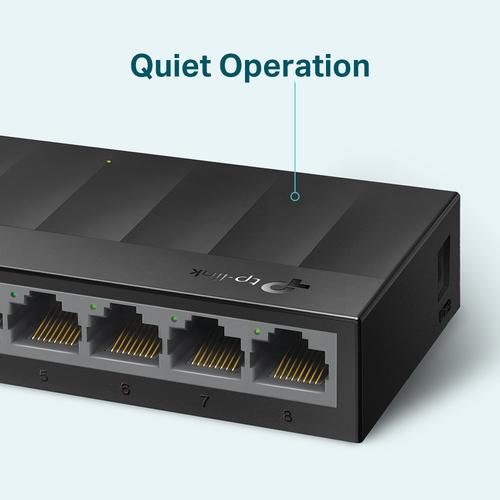 TP-Link LiteWave 8-Port Gigabit Desktop Switch 8 Gigabit RJ45 Ports Desktop Plastic Case