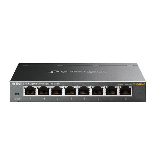 TP-Link 8-port Desktop Gigabit Switch 8 10/100/1000M RJ45 ports steel case V4