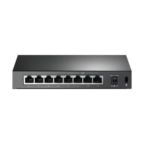 TP-Link TL-SF1008P 8-port 10/100M PoE Switch 8 10/100M RJ45 ports including 4 PoE portssteel case