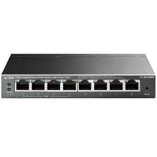 TP-Link 8-port Desktop Gigabit Switch 8 10/100/1000M RJ45 ports steel case V4