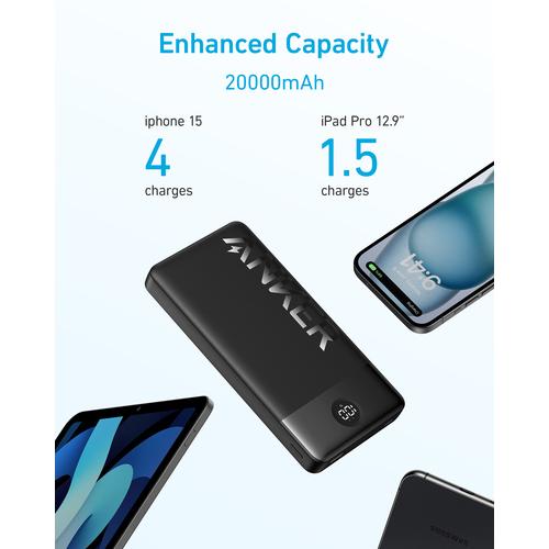 Anker PowerCore Power Bank 20000mAh 12W Black