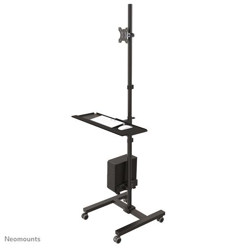 Neomounts Neomounts Mobile Workplace Floor Stand (monitor keyboard/mouse & PC)