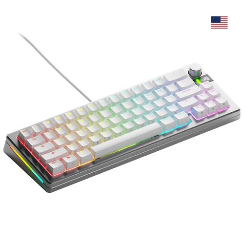 Glorious Gaming GMMK 3 PRO 65% Prebuilt toetsenbord Gamen USB QWERTY Amerikaans Engels Zilver