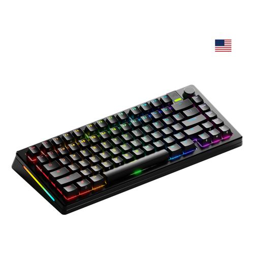 Glorious Gaming GMMK 3 PRO 75% Prebuilt toetsenbord Gamen USB + RF Wireless + Bluetooth QWERTY Amerikaans Engels Zwart