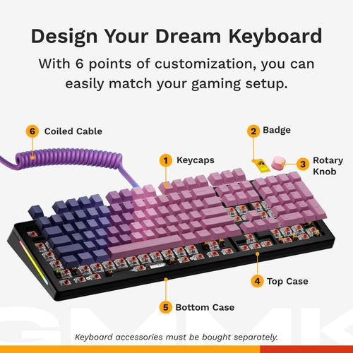 Glorious Gaming GMMK 3 PRO 100% Prebuilt toetsenbord Gamen USB QWERTY Amerikaans Engels Zwart