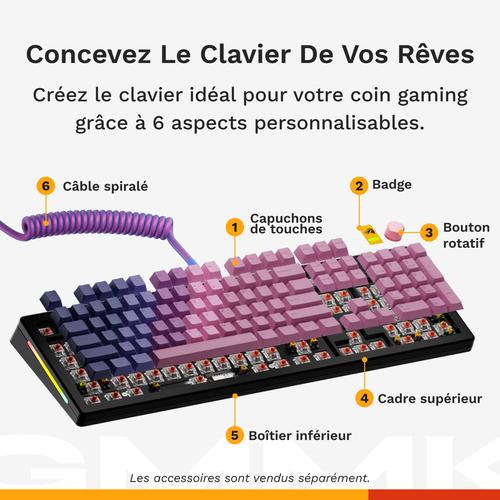 Glorious Gaming GMMK 3 PRO 100% Prebuilt toetsenbord Gamen USB QWERTY Amerikaans Engels Zwart