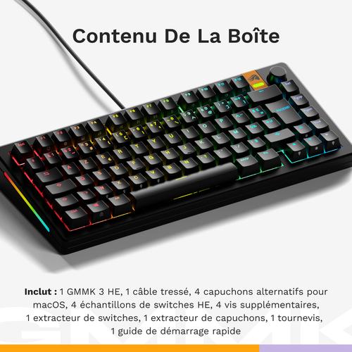 GMMK 3 HE 75% Prebuilt Wired Black - FR