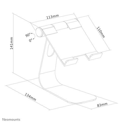 Neomounts Neomounts Tablet Desk Stand (suited fortablets up to 11i)