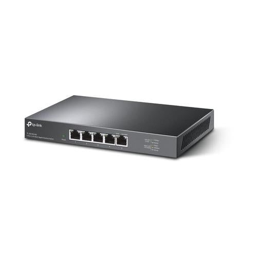 TP-Link TL-SG105 5-port Metal Gigabit Switch 5 10/100/1000M RJ45 ports supports GMP Snooping IEEE 802.1p QoS Plug & Play metal case