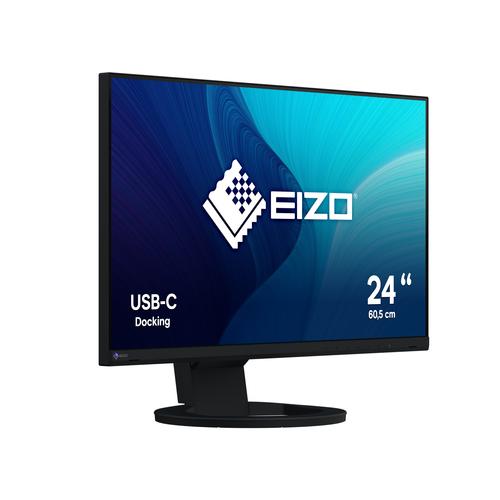 Eizo Flexscan/ 24 Inch Widescreen/ 1920 x 1200/USB-C/ Black/ IPS/ 5MS/ 250 cd/m2/ 1000:1/ 5 year warrenty on site