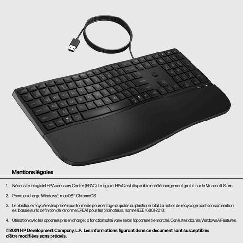HP Printing & Computing ACC: HP 480 CFT Wired Keyboard