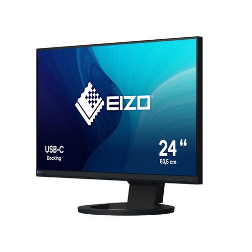 Eizo Flexscan/ 24 Inch Widescreen/ 1920 x 1200/USB-C/ Black/ IPS/ 5MS/ 250 cd/m2/ 1000:1/ 5 year warrenty on site