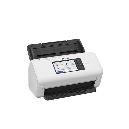 Brother Desktopscanner dubbelzijdig scannen 40 ppm (dubbelzijdig zwart-wit/kleur) 600 x600 dpi 512MB USB host 10.9 cm LCD touchscreen 80 vel ADF
